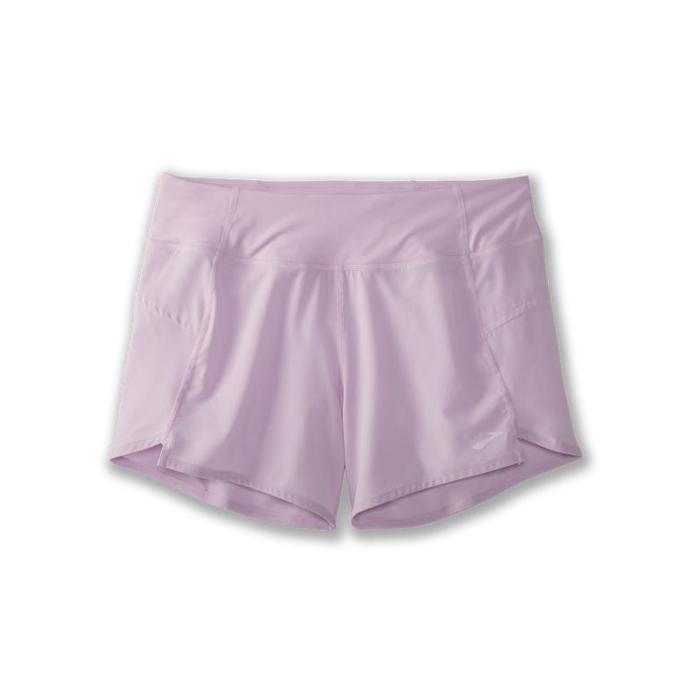 Brooks CHASER 5 Running Shorts Womens Outlet - Orchid Haze/Purple (FNQ270546)